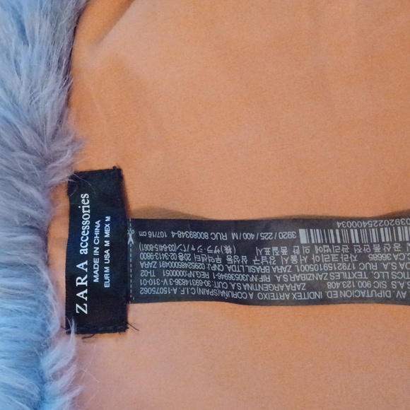 Faux fur scarf from Zara - Picture 5 of 7